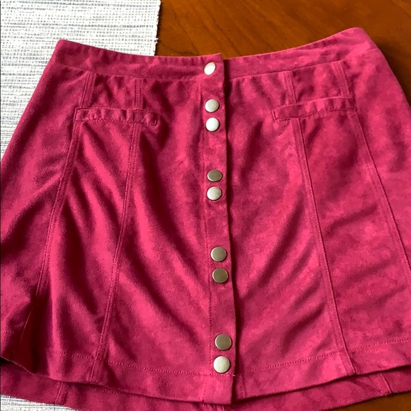 GB girls Other - Maroon girls snap-front skirt